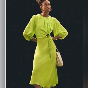 Farm Rio Puff -sleeve dress